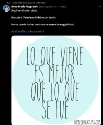 Rosa María Noguerón denunció una