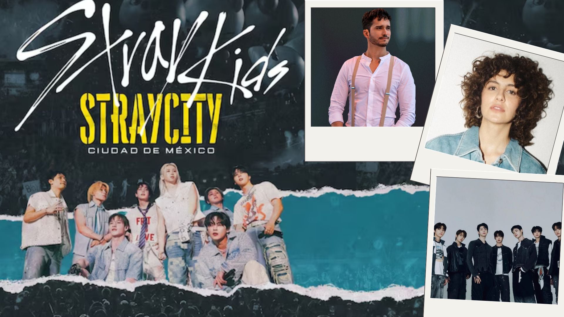 El STRAYCITY incluye a RENEE, Andrés Obregón y NEXZ como los artistas invitados de Stray Kids. (Infobae)
