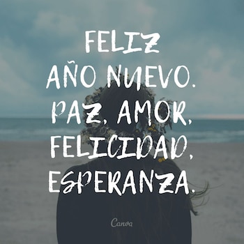 Postales de Año Nuevo 2024 para compartir por WhatsApp, Facebook, Twitter e Instagra | Canva/Pinterest/Google