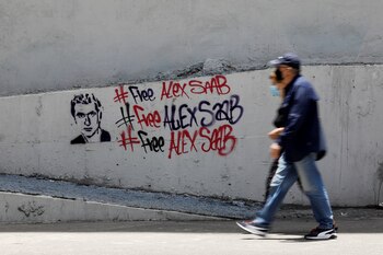 Un grafiti en apoyo a