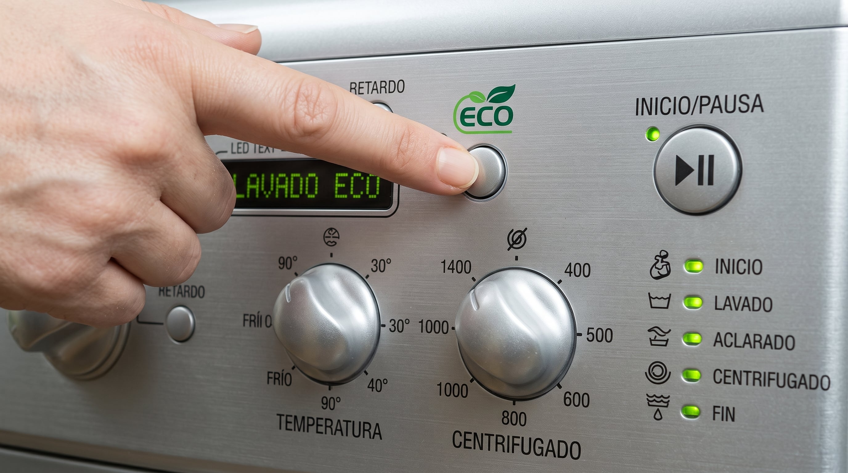 El modo eco de la lavadora reduce el consumo eléctrico por ciclo. (Imagen Ilustrativa Infobae)