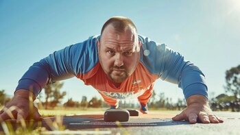 Peso en descenso, músculo en