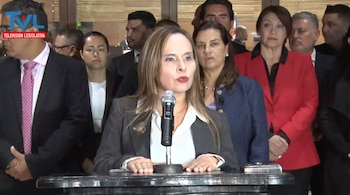 La decisión de archivar el caso de Fabricio Alvarado fue comunicada la tarde de este jueves por la presidenta del Congreso, Yara Jiménez. Créditos: Asamblea Legislativa