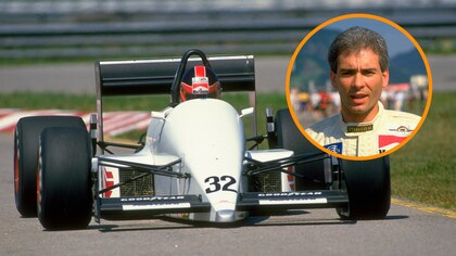 Corrió con Senna y Prost y volverá a subirse a su Fórmula 1: la emoción de Oscar Larrauri y cómo se recuperó el auto, que estaba abandonado