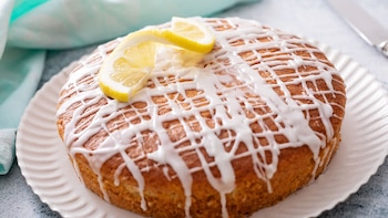 El glaseado de limón es