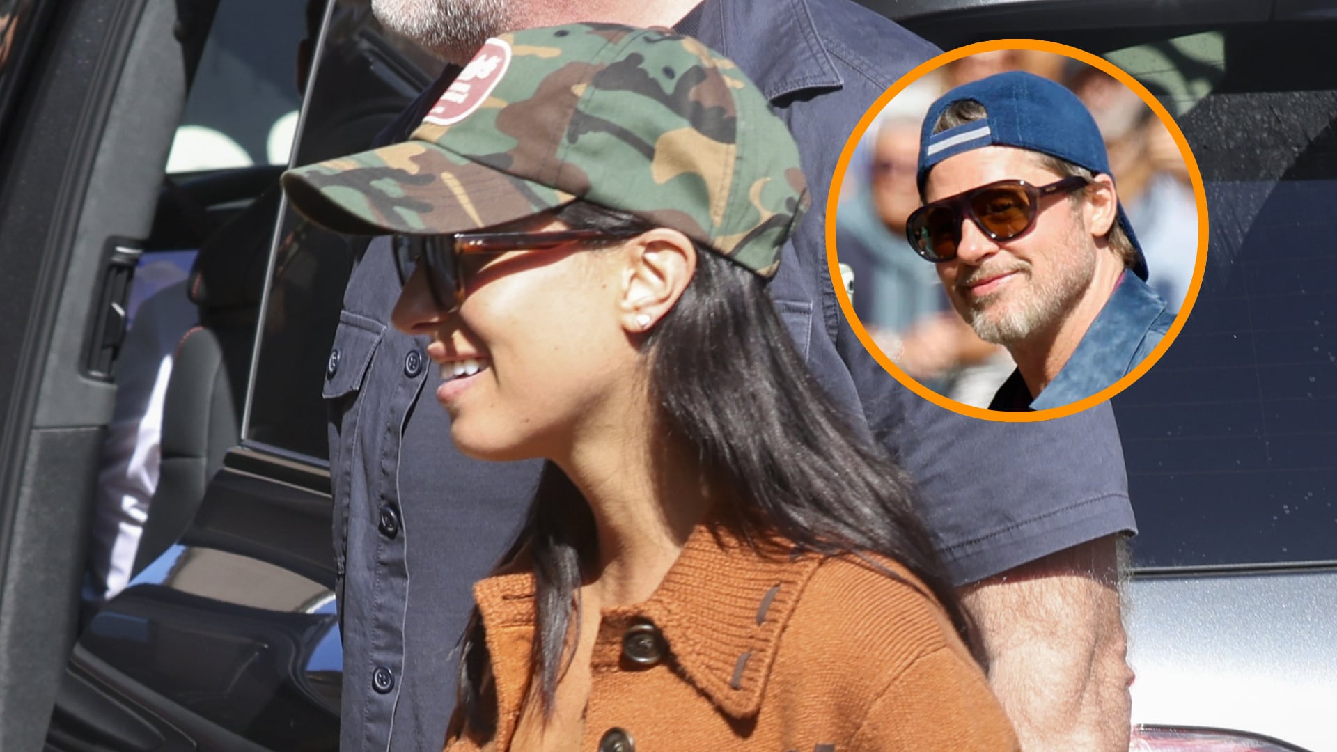 El look de Inés de Ramón, novia de Brad Pitt, en San Sebastián (Grosby)
