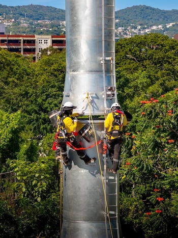 La obra civil del Aerocable incluye pilotes, zapatas y pilas de apoyo para sostener las torres del proyecto./ (Ministerio de Obras Públicas)