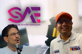 Contratista de la SAE generó polémica por hacer campaña a favor de Iván Cepeda - crédito @abrahamkatime/SAE/Prensa Iván Cepeda