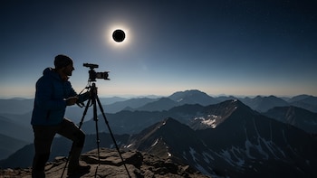 Un fotógrafo de naturaleza desvela los errores que arruinan las fotos del eclipse del 12 de agosto: “No hay tiempo de improvisar”