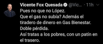 El ex mandatario mexicano se