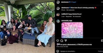 Demi Moore aseguró que visita