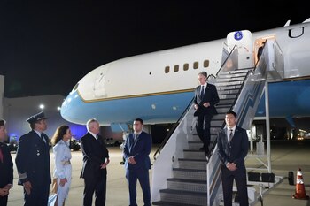 Antony Blinken llegó anoche a