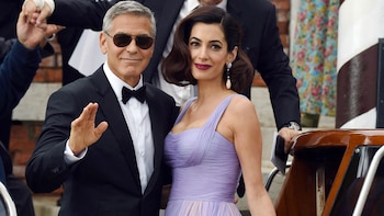 George y Amal Clooney (The