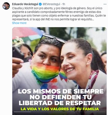 El actor se quejó en