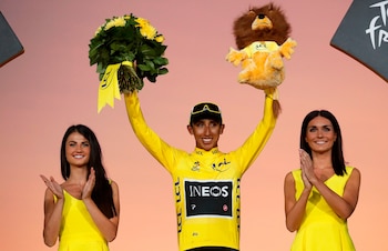 Egan Bernal, ganador del Tour