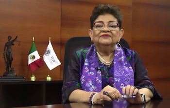 El mensaje de la FGR, presentado por la fiscal general Ernestina Godoy, fue compartido la noche de este 17 de octubre. Crédito: FGR