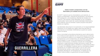 Universidad Eafit se pronunció tras