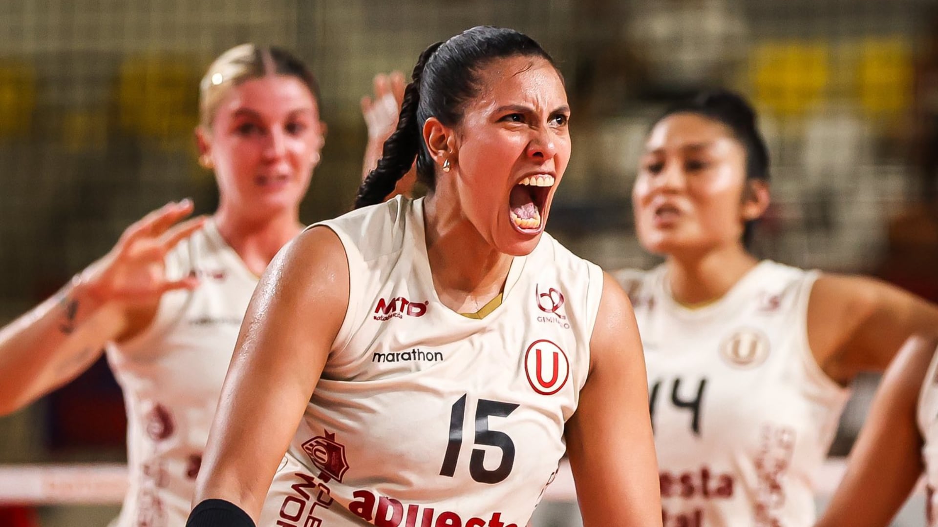 Karla Ortiz continuará en Universitario para la próxima temporada de la Liga Peruana de Vóley 2026/27. Crédito: Prensa U