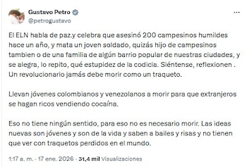 Petro sobre acciones criminales del