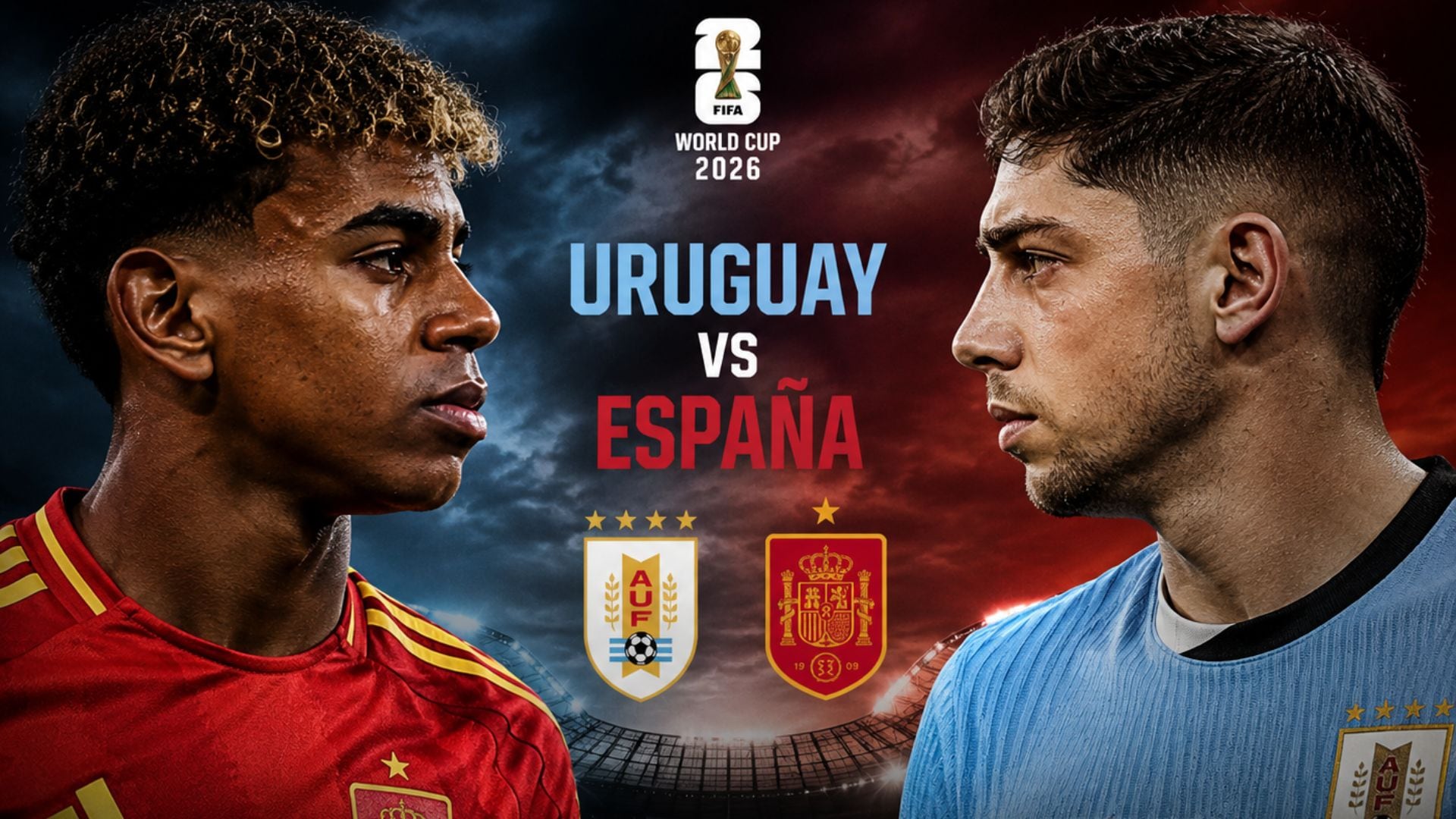 Uruguay se enfrentará a España por el Mundial 2026. (IA)