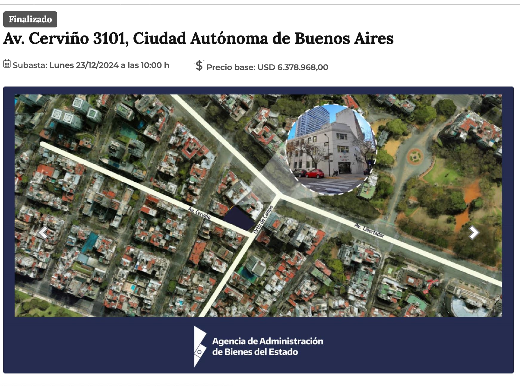 La subasta de la AABE