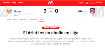 El artículo del diario AS