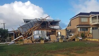 Un destructivo ciclón provocó fuertes