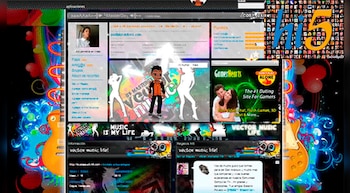 Perfil de un usuario en Hi5. (foto: Aweita)