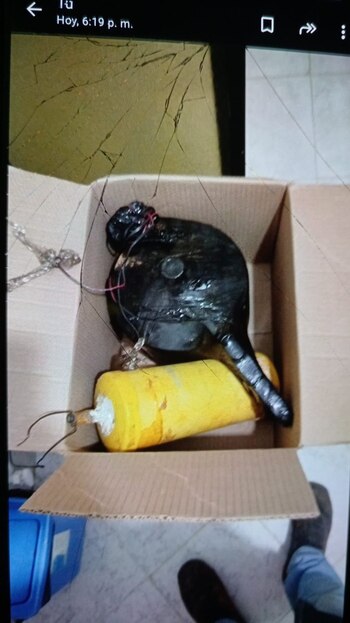 El material fue abandonado en