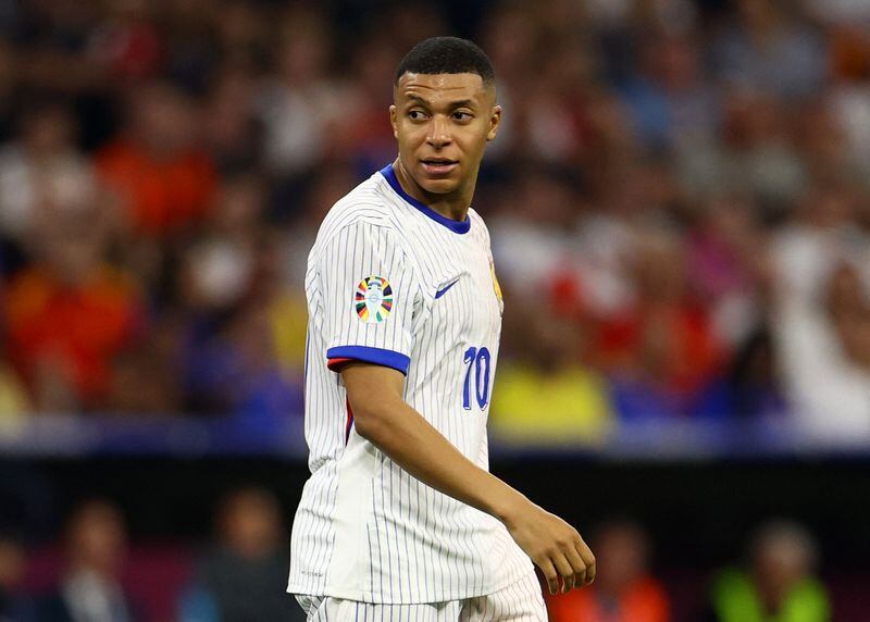 El delantero de la selección francesa Kylian Mbappé (REUTERS/Lisi Niesner)