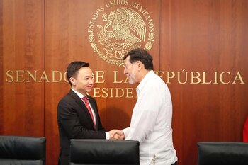 El presidente del Senado habló