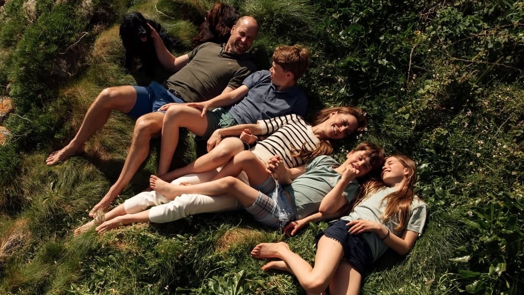 La tierna imagen familiar del príncipe Guillermo y Kate Middleton con sus hijos (Instagram)