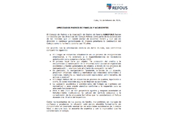 La institución descartó que vayan