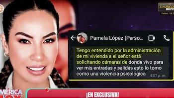 Pamela López denuncia a Christian