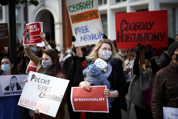 Una manifestación en apoyo al