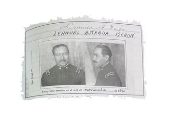 Foto del comisario Leandro Berón,