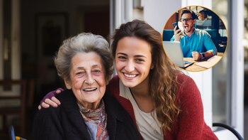 Imagen de archivo de una hija y su madre. (Adobe)