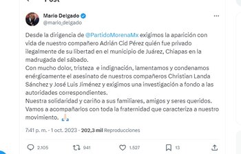 El dirigente nacional de Morena