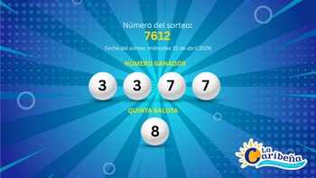 Estos fueron los números ganadores del 15 de abril de 2026 en el sorteo de La Caribeña Noche. (Jovani Pérez/Infobae)