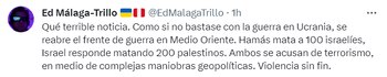 Pronunciamiento frente ataque de Hamas