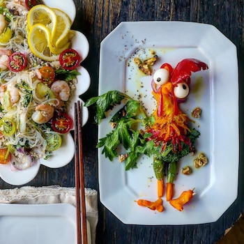 Ensalada Heihei. (IG @etn.co_mam)