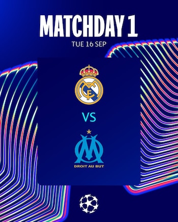 Real Madrid recibe al Olympique