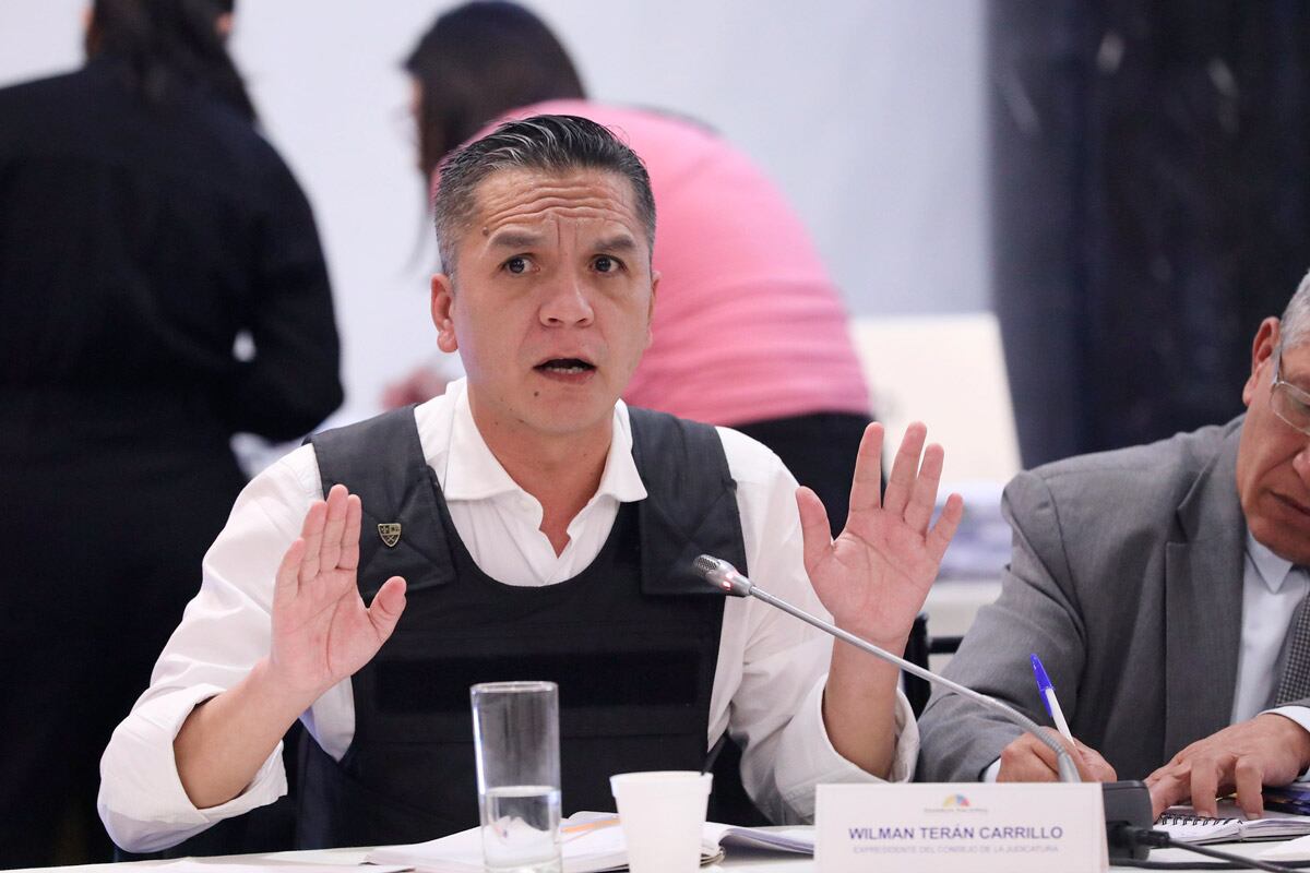 El ex presidente del Consejo de la Judicatura, Wilman Terán. (Asamblea Nacional)