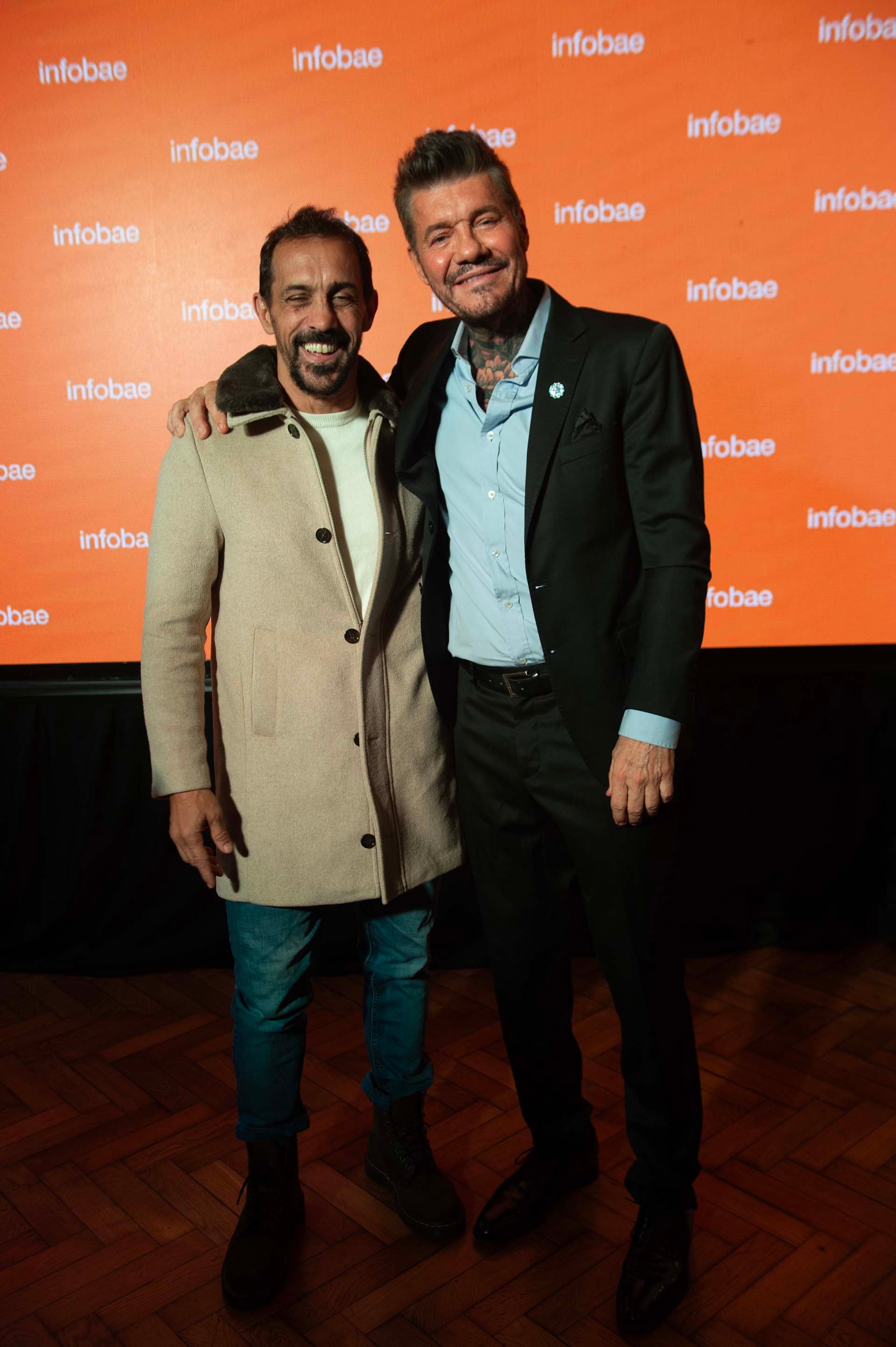 Marcelo Tinelli junto con José Chatruc, quien también será parte de las transmisiones