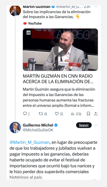 El cruce entre los dos