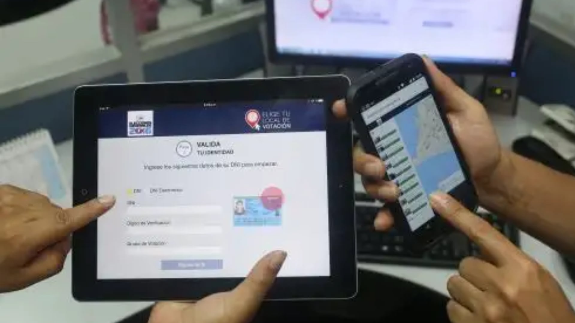 Elección de local de votación a través de plataforma de la ONPE| Andina