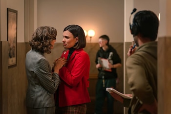 Reencuentro entre Marta y Fina. (Atresmedia)