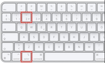 Averigua cómo puedes hacer el símbolo @ desde un sistema Mac.