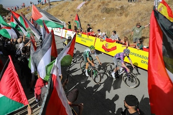 Protestas en la Vuelta Ciclista