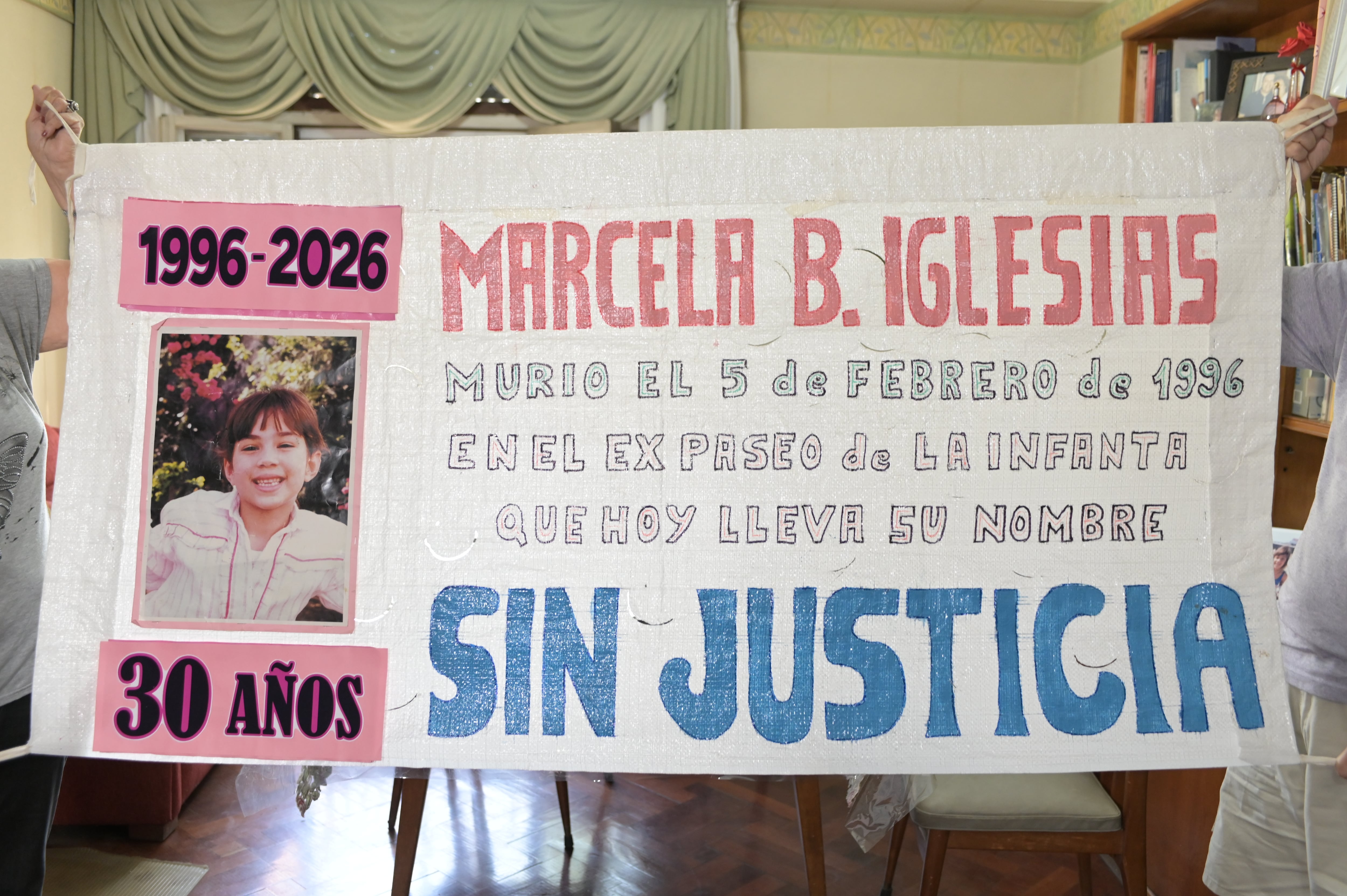 Desde 1996 en adelante, a lo largo de tres décadas, la familia Iglesias Ribaudo actualizaba la fecha y sumaba un año más de injusticia. (Gastón Taylor)